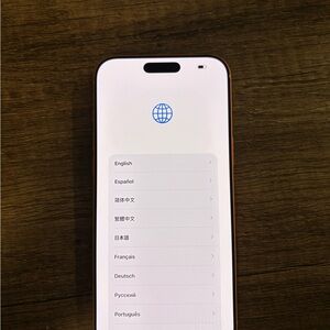 Apple iPhone with Black and White Display